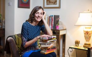 Tash Bell at book club